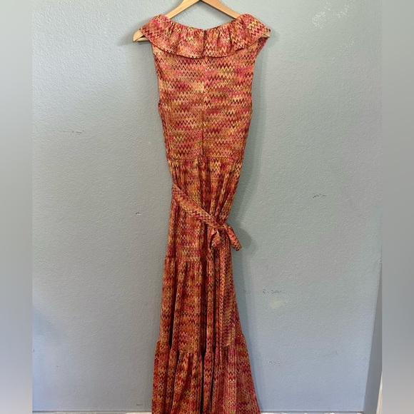 Eliza J Chevron Striped Maxi Dress - Picture 9 of 10